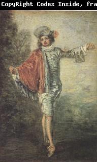 Jean-Antoine Watteau L'Indifferent(The Casual Lover) (mk05)